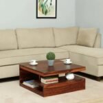 Stunning modern solid sheesham coffee table in walnut – Prime Axis