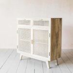 Natural minimalist solid mango wood cabinet - Timber Haven - Image 2