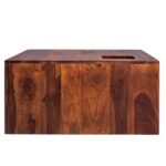 Grand solid sheesham wood monolith coffee table – Iconic Root - Image 2