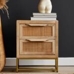 Exquisite rattan and mango wood bedside table – Urban Poet - Image 3
