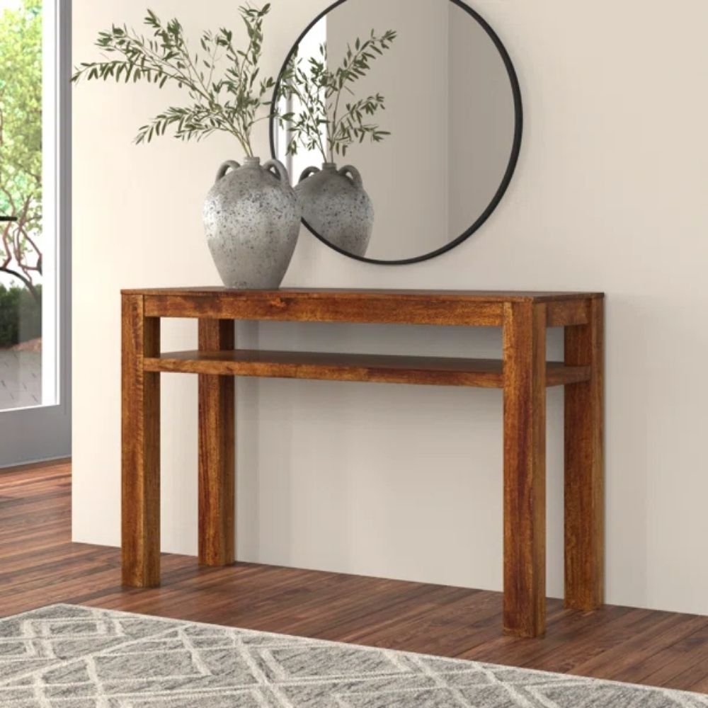 23-11.jpg Grand minimalist solid wood console table – Timber Soul - Image 1