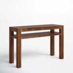 Grand minimalist solid wood console table – Timber Soul - Image 4