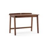 Grand solid sheesham wood desk with tapered legs – Artisan Valor - Image 6