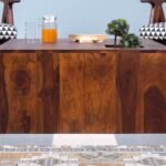 Grand solid sheesham wood monolith coffee table – Iconic Root - Image 6