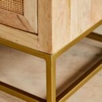 Exquisite rattan and mango wood bedside table – Urban Poet - Image 5