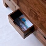 Exquisite minimalist sheesham wood coffee table – Solid Drift - Image 2
