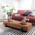 Elegant minimalist sheesham wood coffee table – Velvet Grain