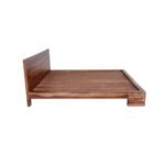 Timeless solid walnut platform queen bed in Sheesham – Noble Root - Image 4